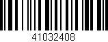 Código de barras (EAN, GTIN, SKU, ISBN): '41032408'