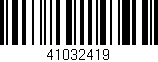 Código de barras (EAN, GTIN, SKU, ISBN): '41032419'