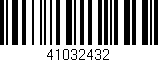 Código de barras (EAN, GTIN, SKU, ISBN): '41032432'