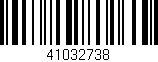 Código de barras (EAN, GTIN, SKU, ISBN): '41032738'