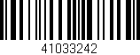 Código de barras (EAN, GTIN, SKU, ISBN): '41033242'