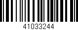Código de barras (EAN, GTIN, SKU, ISBN): '41033244'