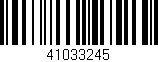 Código de barras (EAN, GTIN, SKU, ISBN): '41033245'
