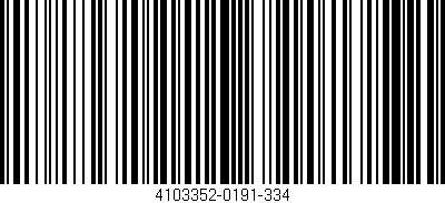 Código de barras (EAN, GTIN, SKU, ISBN): '4103352-0191-334'