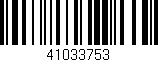 Código de barras (EAN, GTIN, SKU, ISBN): '41033753'
