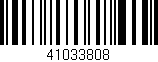 Código de barras (EAN, GTIN, SKU, ISBN): '41033808'