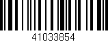 Código de barras (EAN, GTIN, SKU, ISBN): '41033854'