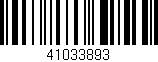 Código de barras (EAN, GTIN, SKU, ISBN): '41033893'