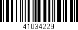 Código de barras (EAN, GTIN, SKU, ISBN): '41034229'