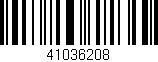 Código de barras (EAN, GTIN, SKU, ISBN): '41036208'