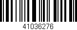Código de barras (EAN, GTIN, SKU, ISBN): '41036276'