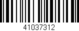 Código de barras (EAN, GTIN, SKU, ISBN): '41037312'