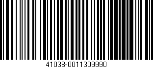 Código de barras (EAN, GTIN, SKU, ISBN): '41038-0011309990'