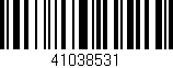 Código de barras (EAN, GTIN, SKU, ISBN): '41038531'