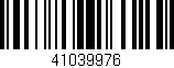 Código de barras (EAN, GTIN, SKU, ISBN): '41039976'