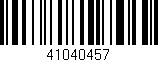 Código de barras (EAN, GTIN, SKU, ISBN): '41040457'