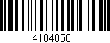 Código de barras (EAN, GTIN, SKU, ISBN): '41040501'