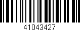 Código de barras (EAN, GTIN, SKU, ISBN): '41043427'