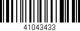 Código de barras (EAN, GTIN, SKU, ISBN): '41043433'