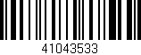 Código de barras (EAN, GTIN, SKU, ISBN): '41043533'