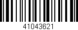 Código de barras (EAN, GTIN, SKU, ISBN): '41043621'
