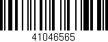 Código de barras (EAN, GTIN, SKU, ISBN): '41046565'