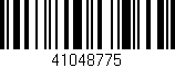 Código de barras (EAN, GTIN, SKU, ISBN): '41048775'