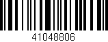 Código de barras (EAN, GTIN, SKU, ISBN): '41048806'