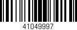 Código de barras (EAN, GTIN, SKU, ISBN): '41049997'