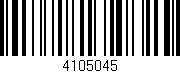 Código de barras (EAN, GTIN, SKU, ISBN): '4105045'
