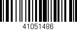 Código de barras (EAN, GTIN, SKU, ISBN): '41051486'