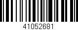 Código de barras (EAN, GTIN, SKU, ISBN): '41052681'