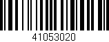 Código de barras (EAN, GTIN, SKU, ISBN): '41053020'