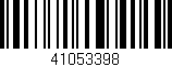 Código de barras (EAN, GTIN, SKU, ISBN): '41053398'
