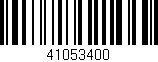 Código de barras (EAN, GTIN, SKU, ISBN): '41053400'