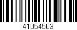 Código de barras (EAN, GTIN, SKU, ISBN): '41054503'