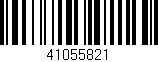 Código de barras (EAN, GTIN, SKU, ISBN): '41055821'
