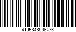 Código de barras (EAN, GTIN, SKU, ISBN): '4105646986476'