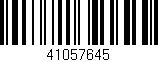 Código de barras (EAN, GTIN, SKU, ISBN): '41057645'