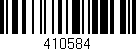 Código de barras (EAN, GTIN, SKU, ISBN): '410584'