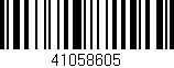 Código de barras (EAN, GTIN, SKU, ISBN): '41058605'