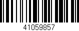 Código de barras (EAN, GTIN, SKU, ISBN): '41059857'