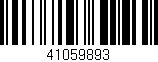 Código de barras (EAN, GTIN, SKU, ISBN): '41059893'