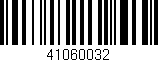 Código de barras (EAN, GTIN, SKU, ISBN): '41060032'