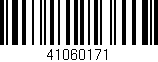 Código de barras (EAN, GTIN, SKU, ISBN): '41060171'