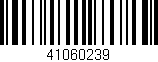 Código de barras (EAN, GTIN, SKU, ISBN): '41060239'