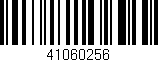 Código de barras (EAN, GTIN, SKU, ISBN): '41060256'