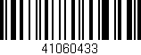 Código de barras (EAN, GTIN, SKU, ISBN): '41060433'