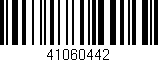 Código de barras (EAN, GTIN, SKU, ISBN): '41060442'