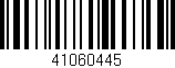 Código de barras (EAN, GTIN, SKU, ISBN): '41060445'